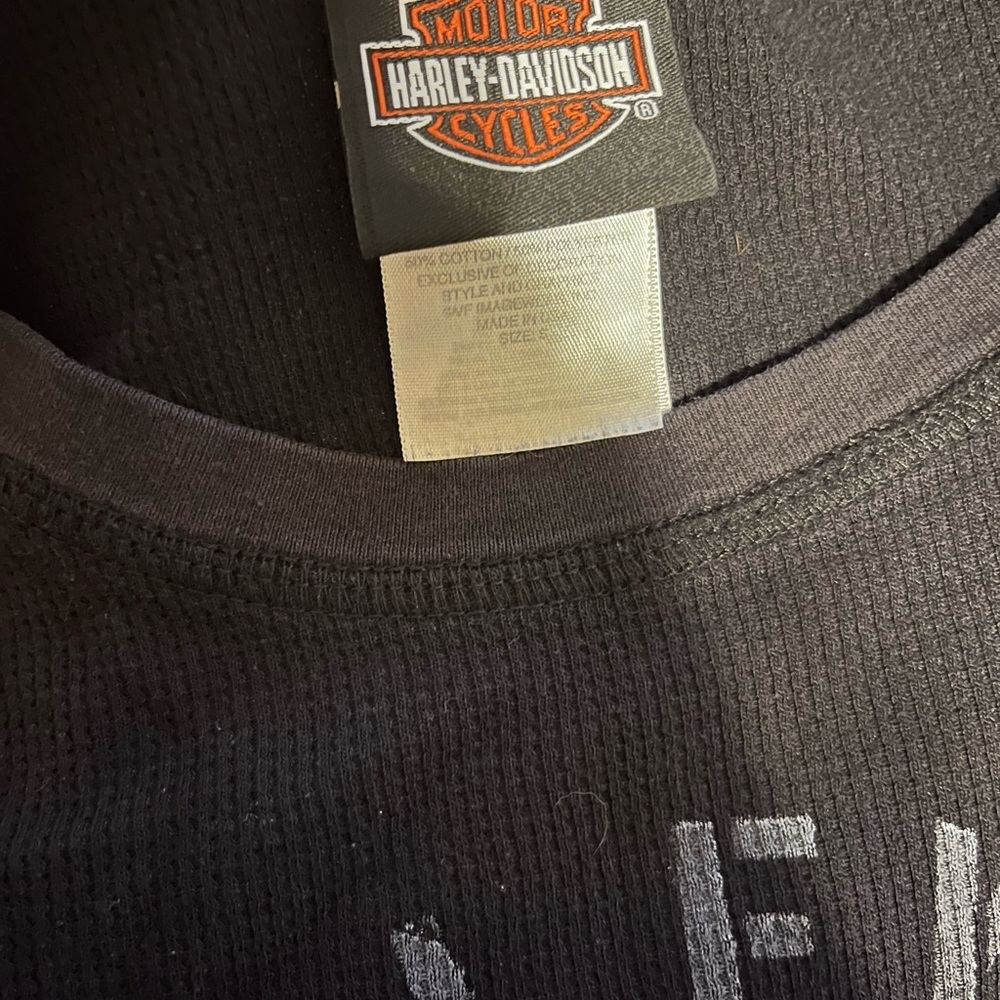 Harley Davidson Women’s Thermal Long Sleeve Size: Small. - Picture 3 of 4